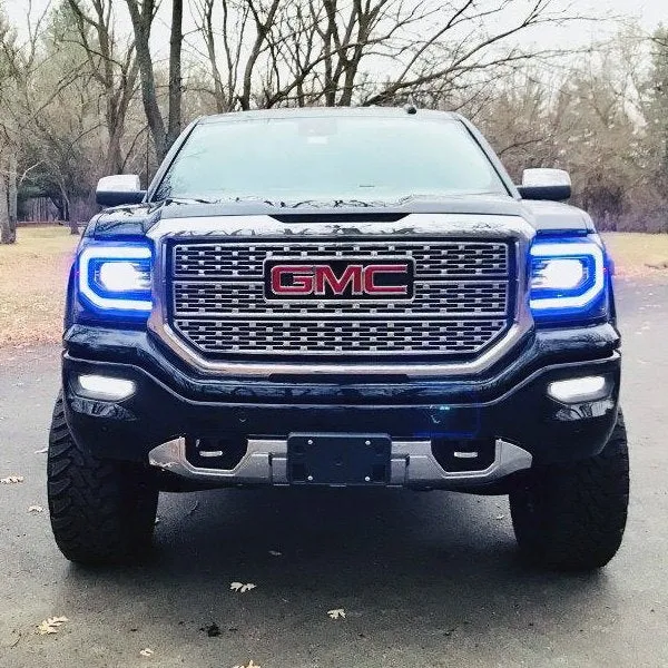 Oracle Headlight DRL Upgrade Kit GMC Sierra (16-18) [ColorSHIFT] w/ or w/o Controller