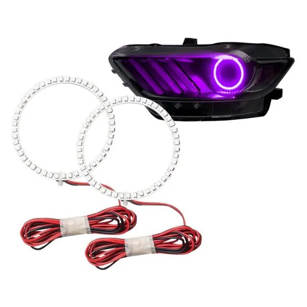 Oracle Headlight Halo Kit Ford Mustang V6/GT/Shelby (2015-2017) LED Multicolored