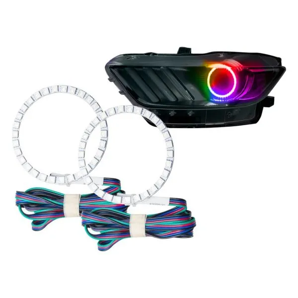 Oracle Headlight Halo Kit Ford Mustang V6/GT/Shelby (2015-2017) LED Multicolored