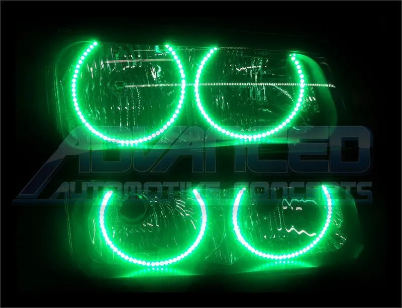 Oracle LED Headlight Halo Kit Chevy Avalanche (2002-2006) Multicolored