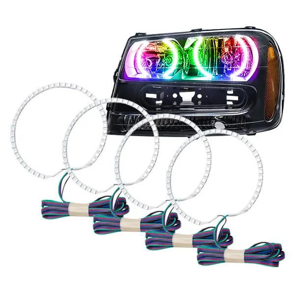 Oracle LED Headlight Halo Kit Chevy Trailblazer (2002-2009) Multicolored