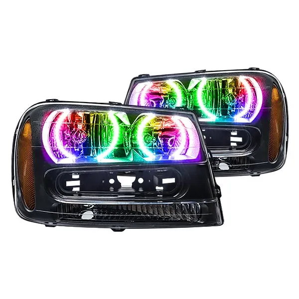 Oracle LED Headlight Halo Kit Chevy Trailblazer (2002-2009) Multicolored