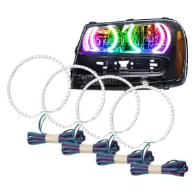 Oracle LED Headlight Halo Kit Chevy Trailblazer (2002-2009) Multicolored