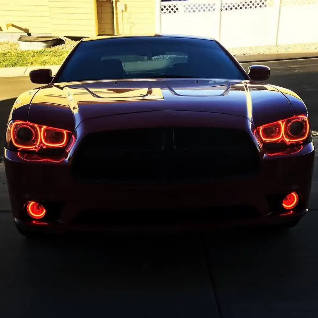 Oracle LED Headlight Halo Kit Dodge Charger (2011-2014) Multicolored