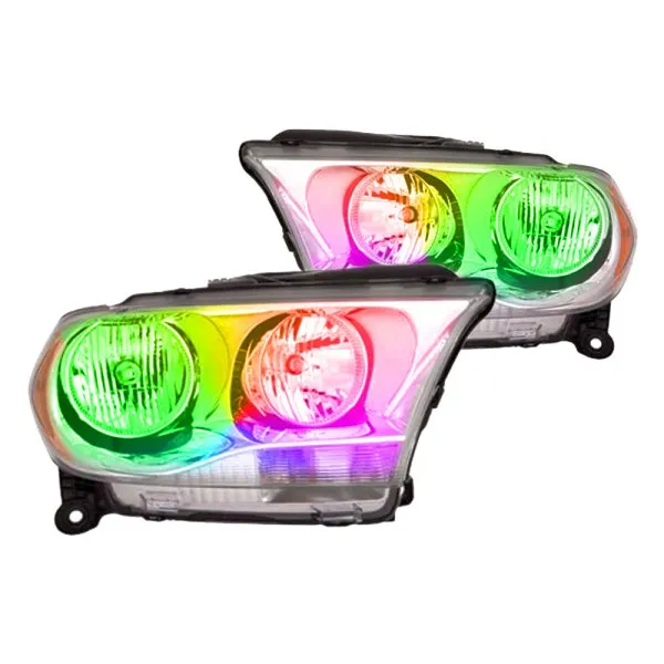 Oracle LED Headlight Halo Kit Dodge Durango (2011-2013) Multicolored
