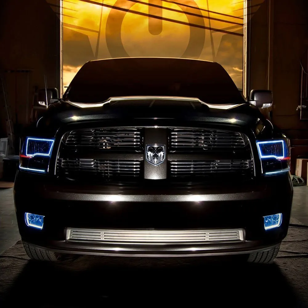 Oracle LED Headlight Halo Kit Dodge Ram Sport Quad Cab (2009-2018) Multicolored