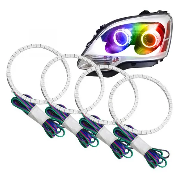 Oracle LED Headlight Halo Kit GMC Acadia (2007-2012) Multicolored