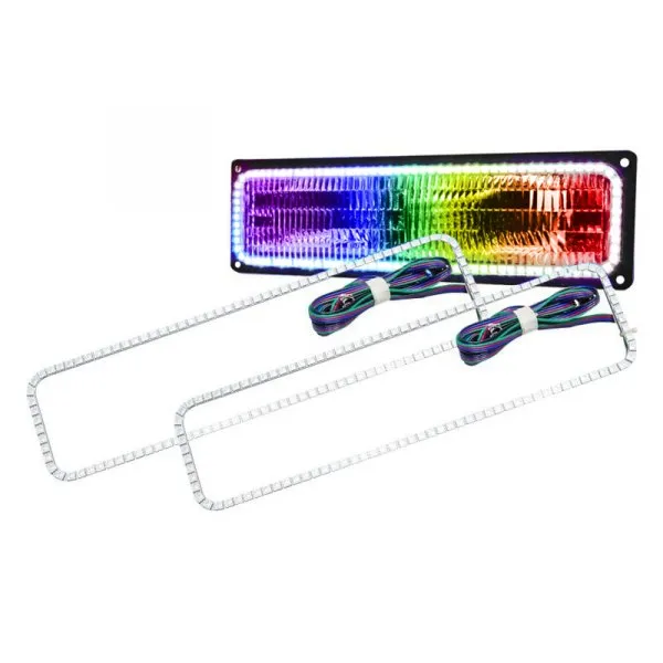 Oracle LED Headlight Halo Kit GMC Sierra (1988-1998) Multicolored