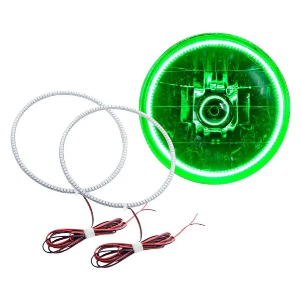 Oracle LED Headlight Halo Kit Jeep Wrangler (2007-2016) Multicolored