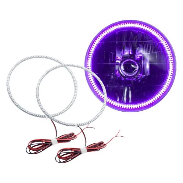 Oracle LED Headlight Halo Kit Jeep Wrangler (2007-2016) Multicolored