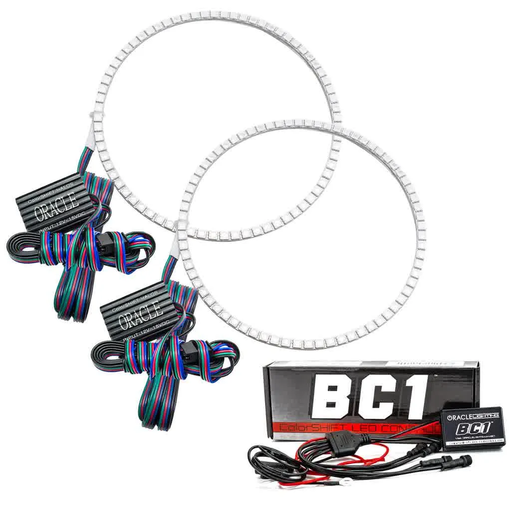 Oracle LED Headlight Halo Kit Jeep Wrangler (2007-2016) Multicolored