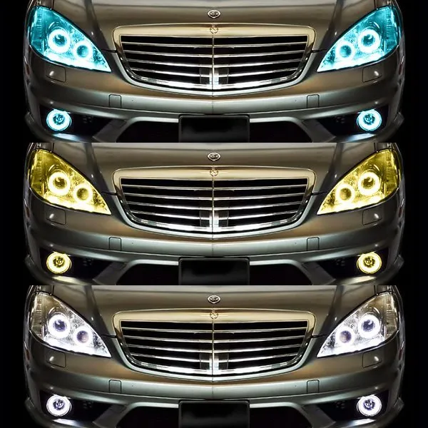 Oracle LED Headlight Halo Kit Mercedes S-Class (2007-2009) Multicolored