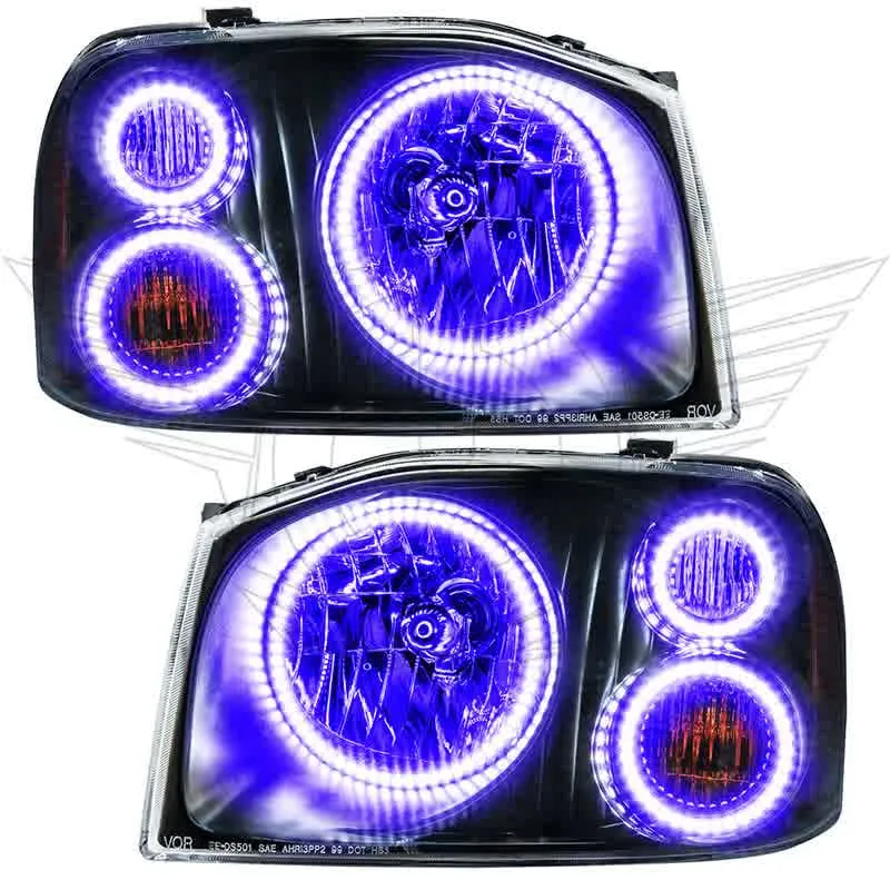 Oracle LED Headlight Halo Kit Nissan Frontier (2001-2004) Multicolored