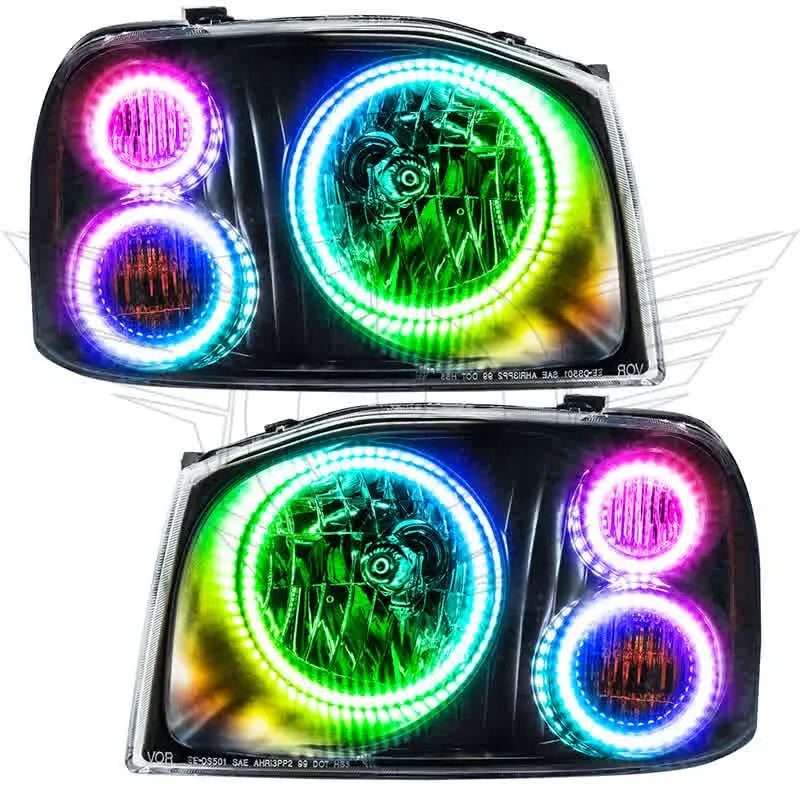 Oracle LED Headlight Halo Kit Nissan Frontier (2001-2004) Multicolored