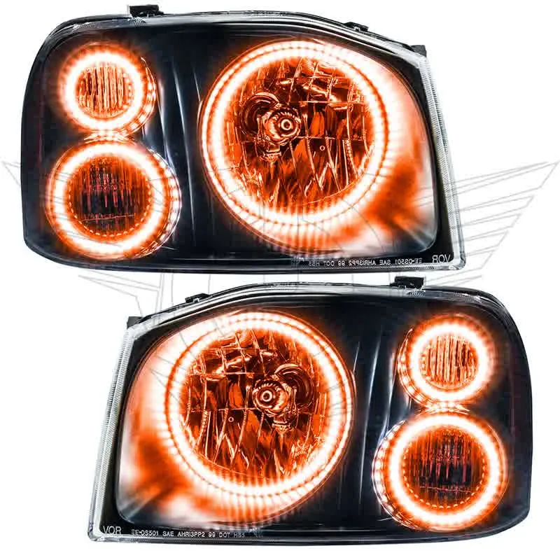 Oracle LED Headlight Halo Kit Nissan Frontier (2001-2004) Multicolored