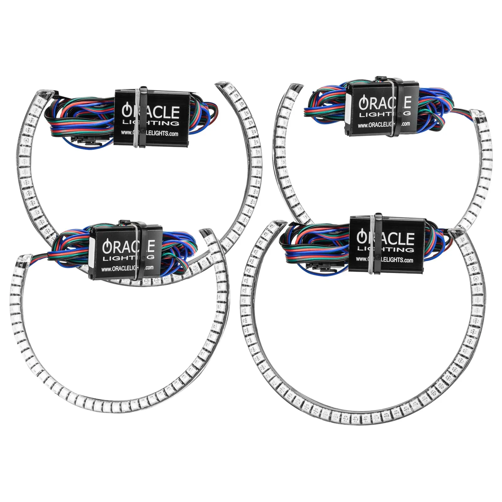 ORACLE Lighting 2008-2014 Dodge Challenger Headlight Halo Kit - Surface Mount