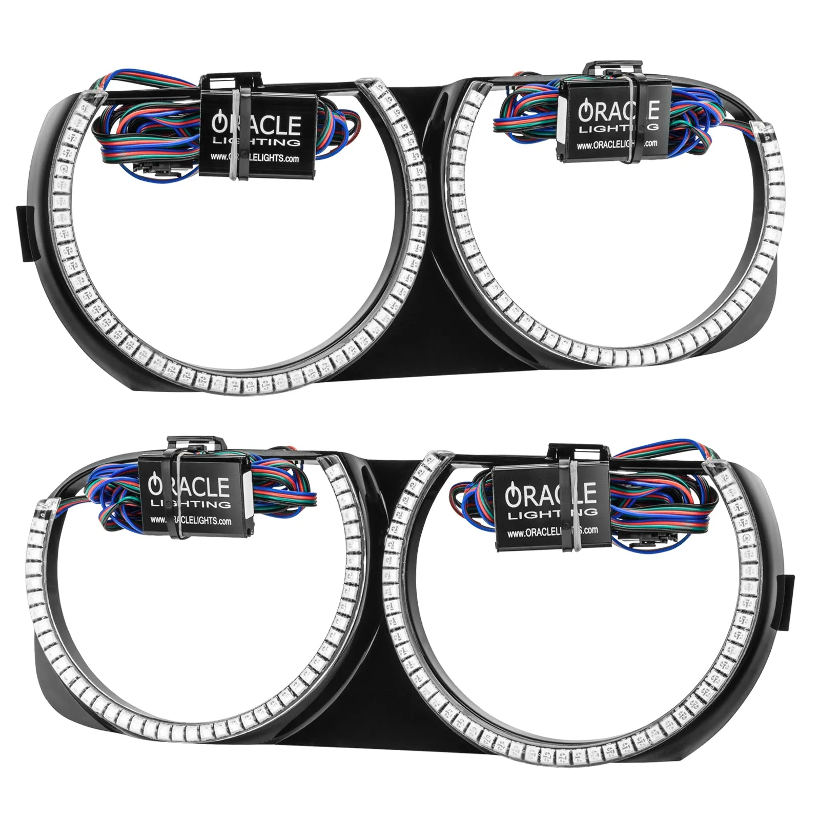 ORACLE Lighting 2015-2023 Dodge Challenger Pre-Installed Halo Headlight Bezels