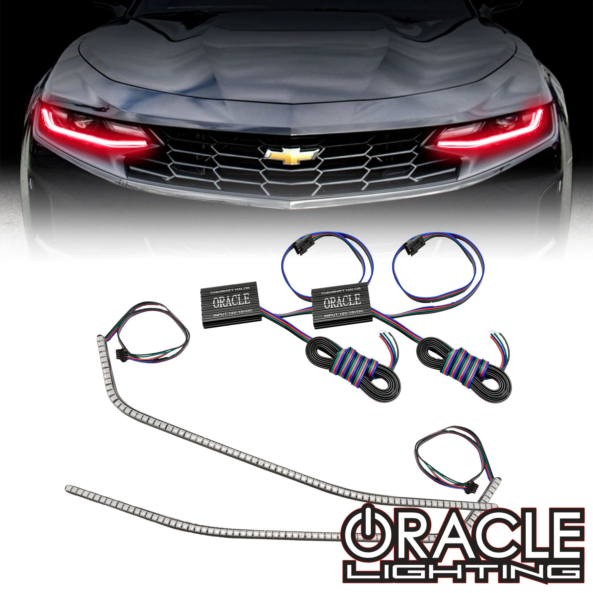 ORACLE Lighting 2019-2023 Chevrolet Camaro ColorSHIFT Surface Mount Headlight DRL Modules