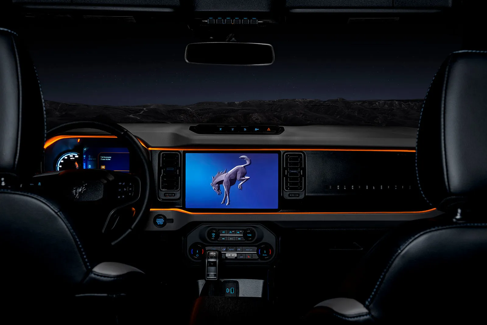 ORACLE Lighting Ford Bronco ColorSHIFT Fiber Optic LED Interior Dash Board Kit
