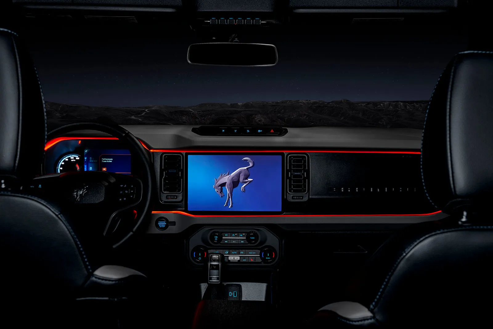 ORACLE Lighting Ford Bronco ColorSHIFT Fiber Optic LED Interior Dash Board Kit