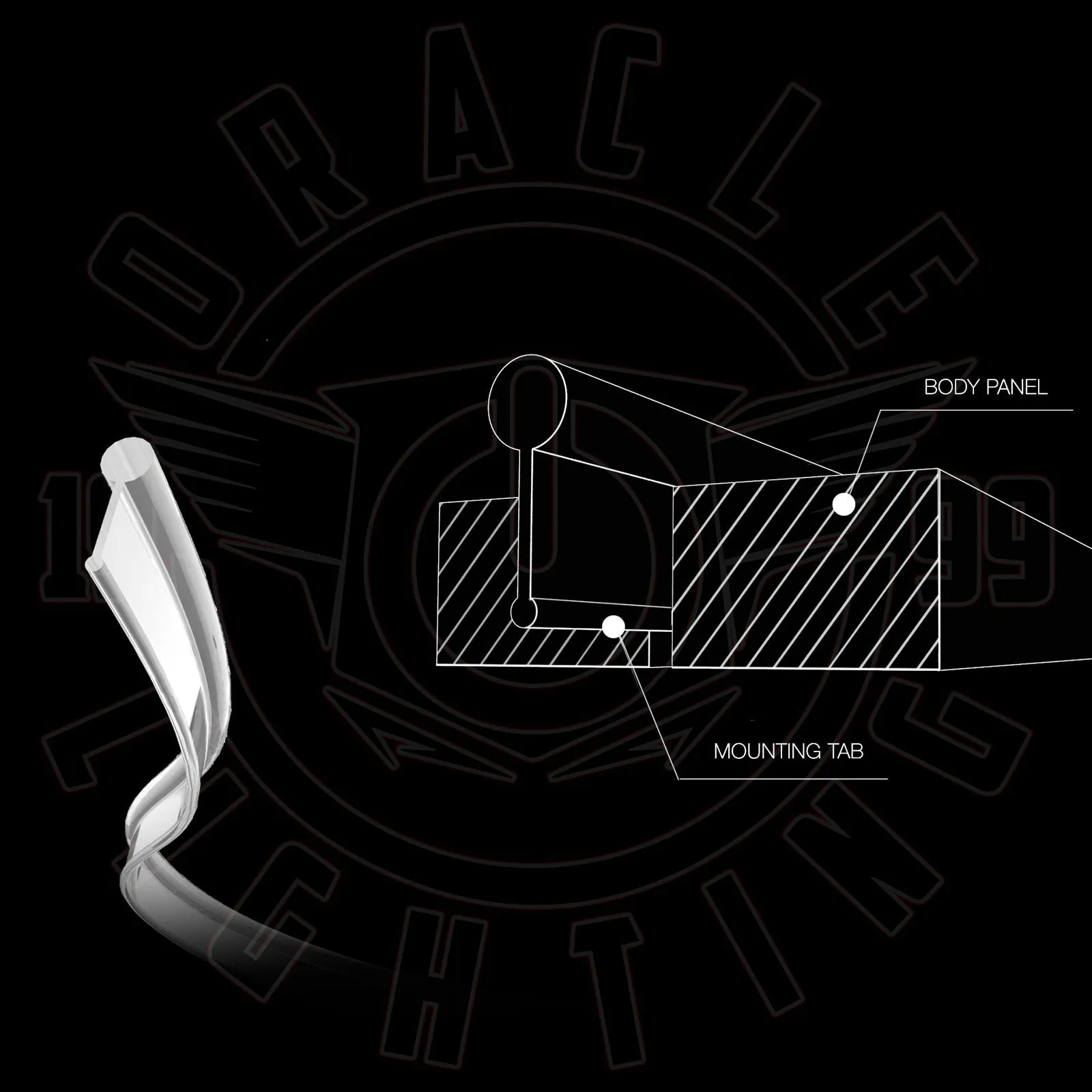 ORACLE Lighting Ford Bronco ColorSHIFT Fiber Optic LED Interior Dash Board Kit