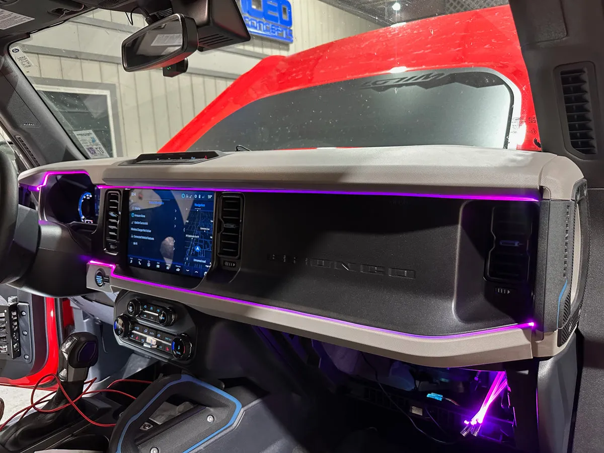 ORACLE Lighting Ford Bronco ColorSHIFT Fiber Optic LED Interior Dash Board Kit
