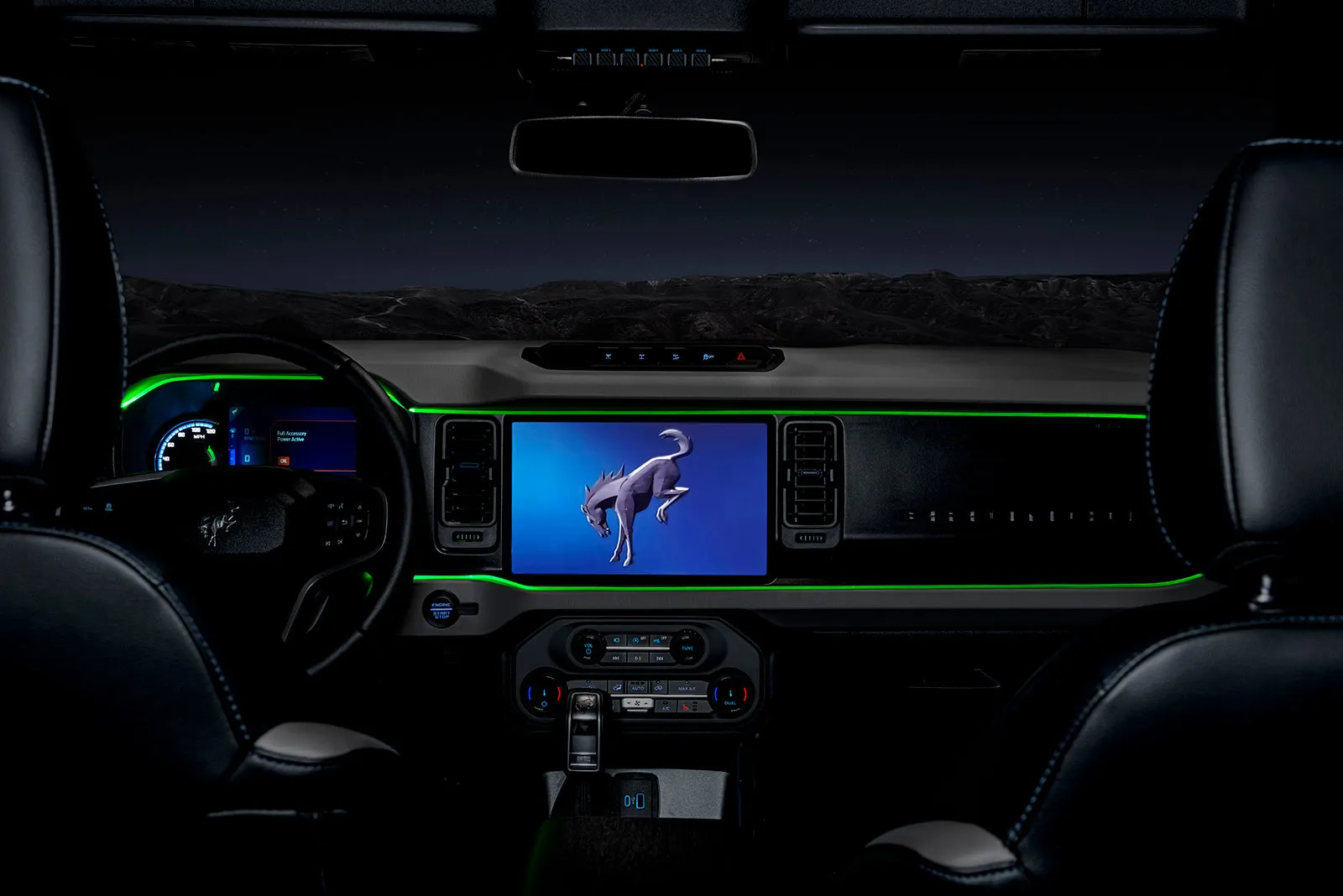 ORACLE Lighting Ford Bronco ColorSHIFT Fiber Optic LED Interior Dash Board Kit