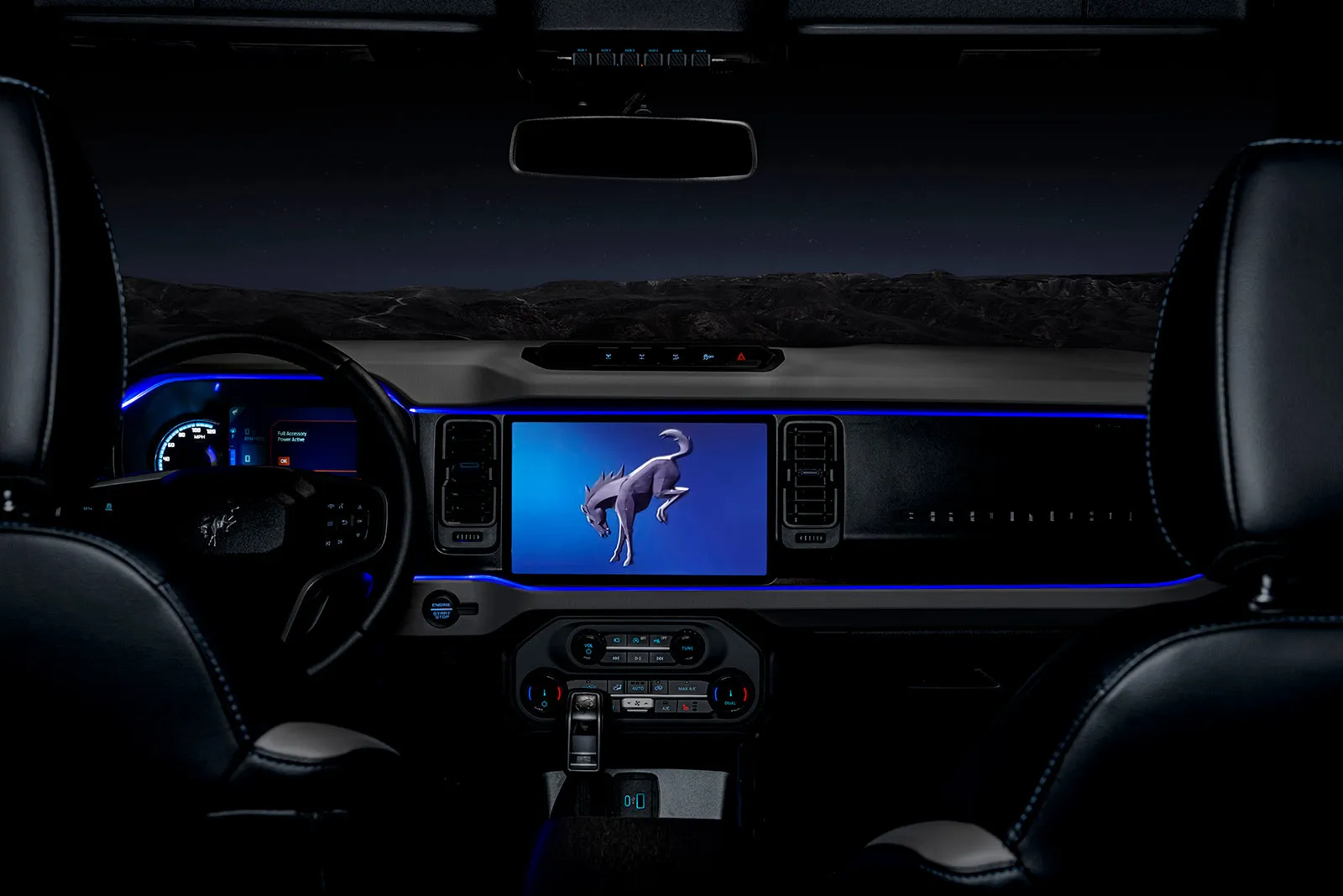 ORACLE Lighting Ford Bronco ColorSHIFT Fiber Optic LED Interior Dash Board Kit