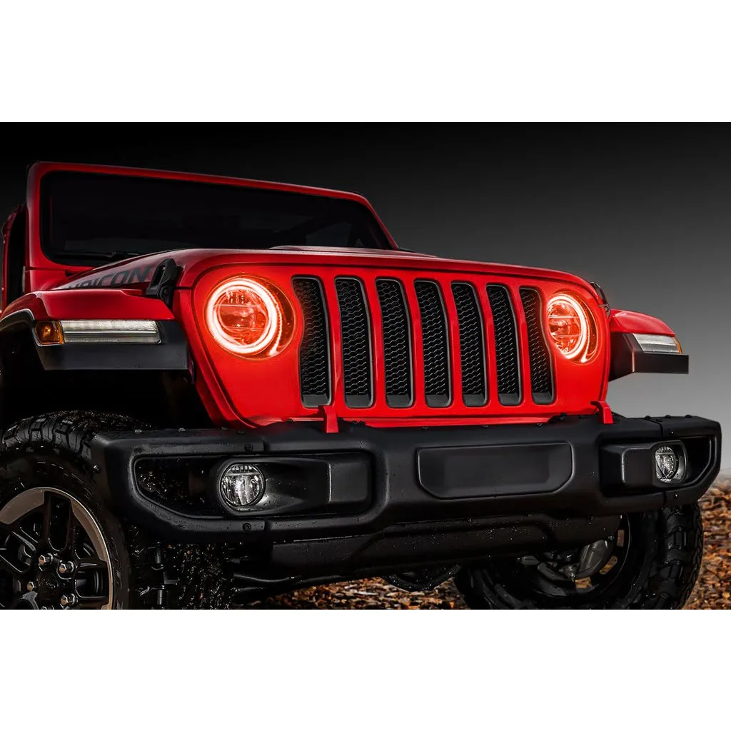Oracle Lighting SMD Halo Amber LED Headlight Halo - Jeep Wrangler JL 2018-19