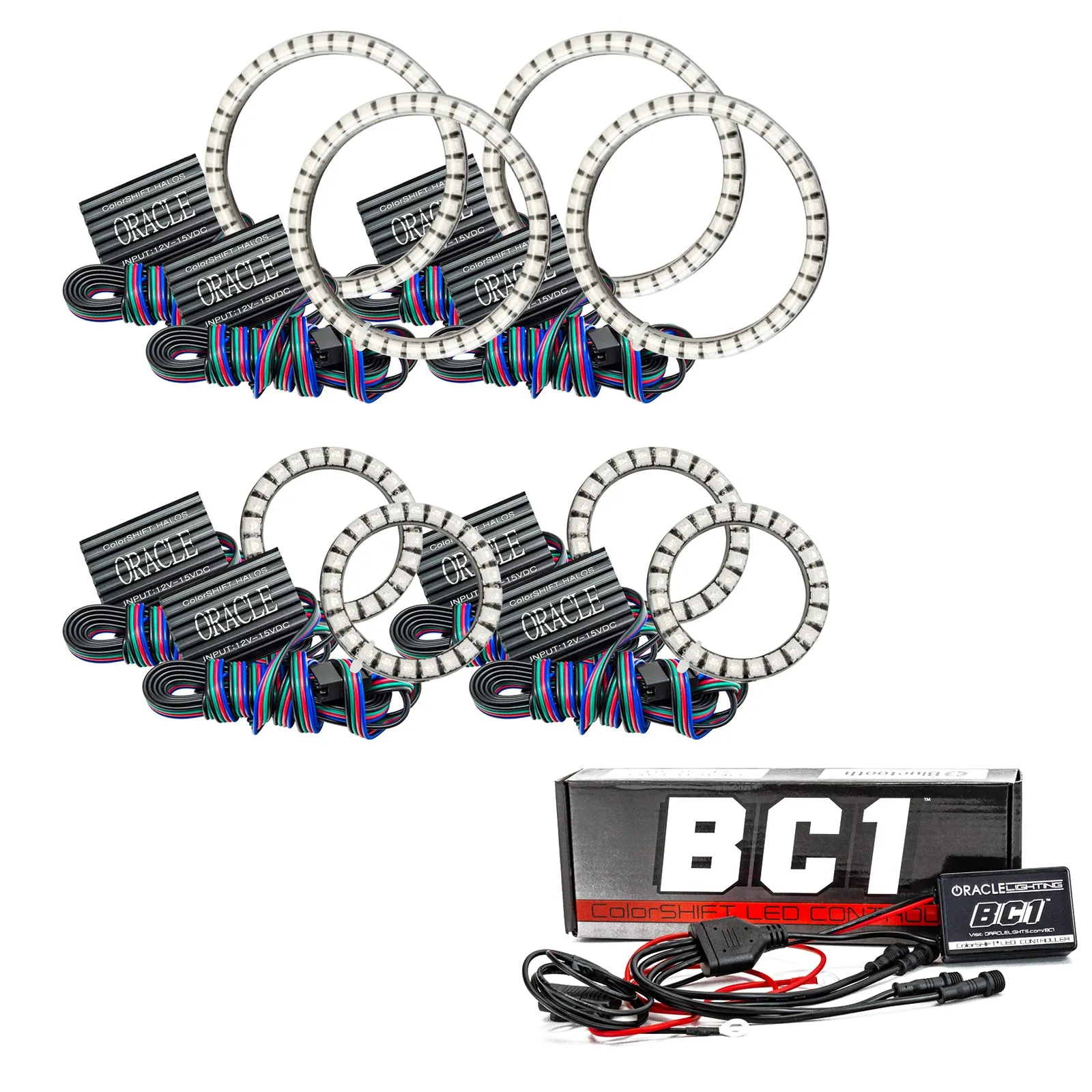 ORACLE Lighting Vector™ Series Grill LED Halo Kit - JK/JL/JT