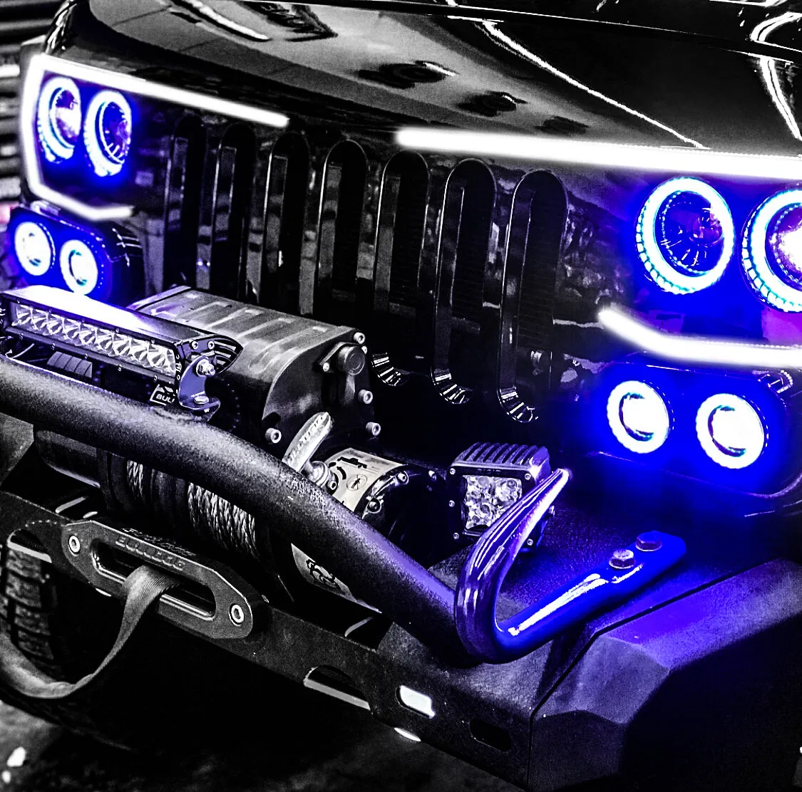 ORACLE Lighting Vector™ Series Grill LED Halo Kit - JK/JL/JT