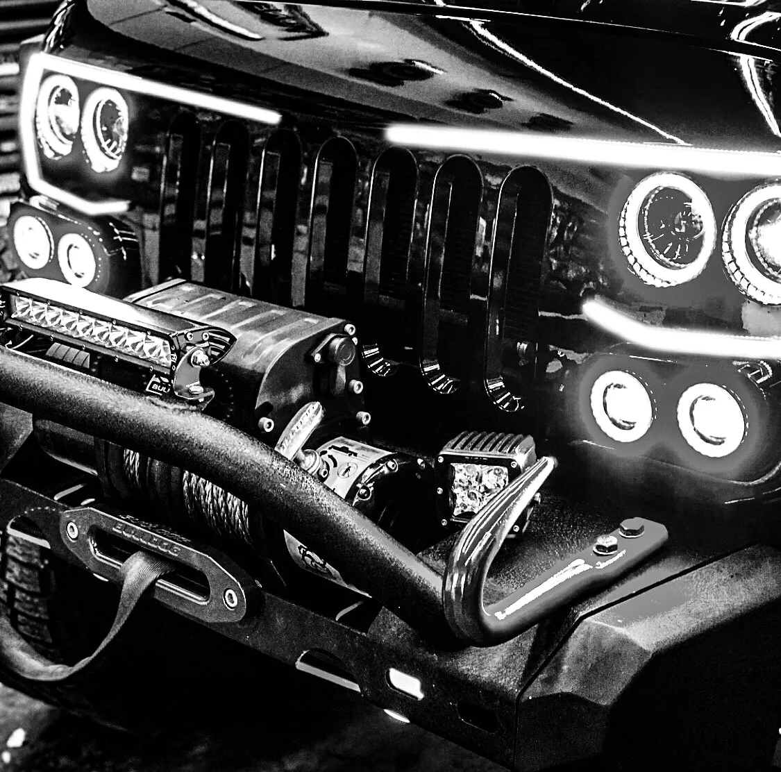 ORACLE Lighting Vector™ Series Grill LED Halo Kit - JK/JL/JT
