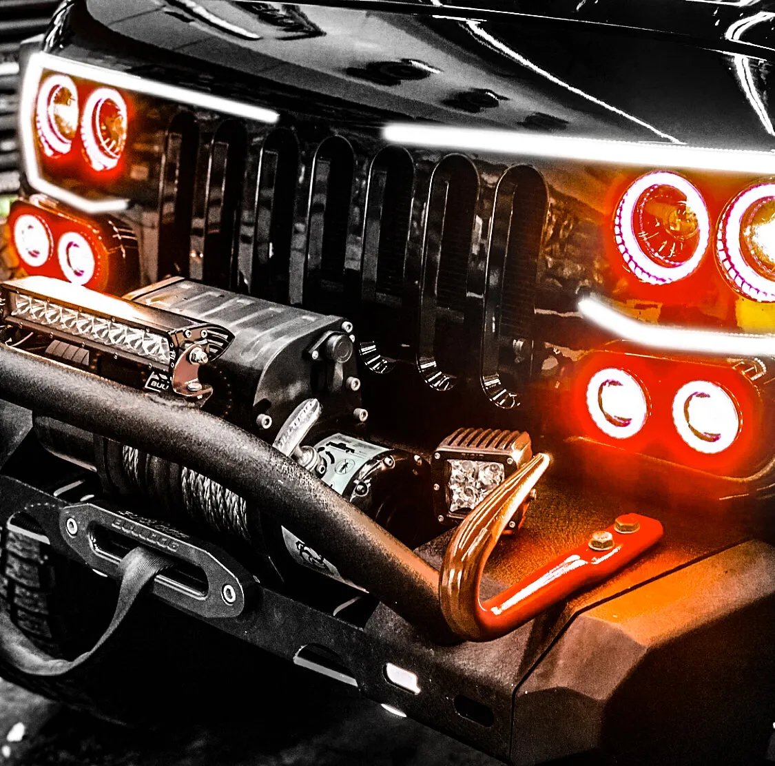 ORACLE Lighting Vector™ Series Grill LED Halo Kit - JK/JL/JT