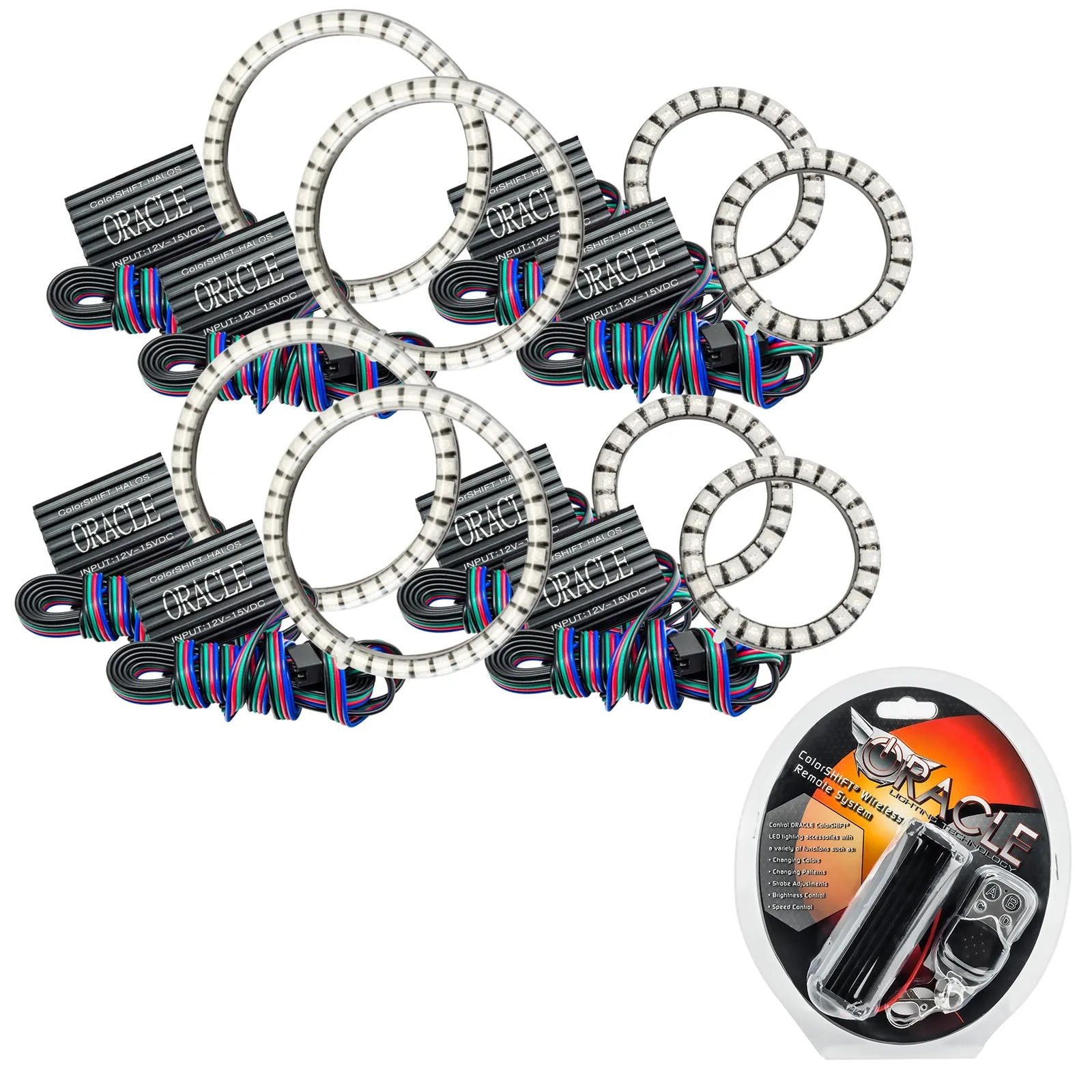 ORACLE Lighting Vector™ Series Grill LED Halo Kit - JK/JL/JT
