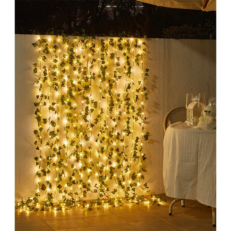 Outdoor Solar Artificial Simulation Ivy Garden Decoration Light