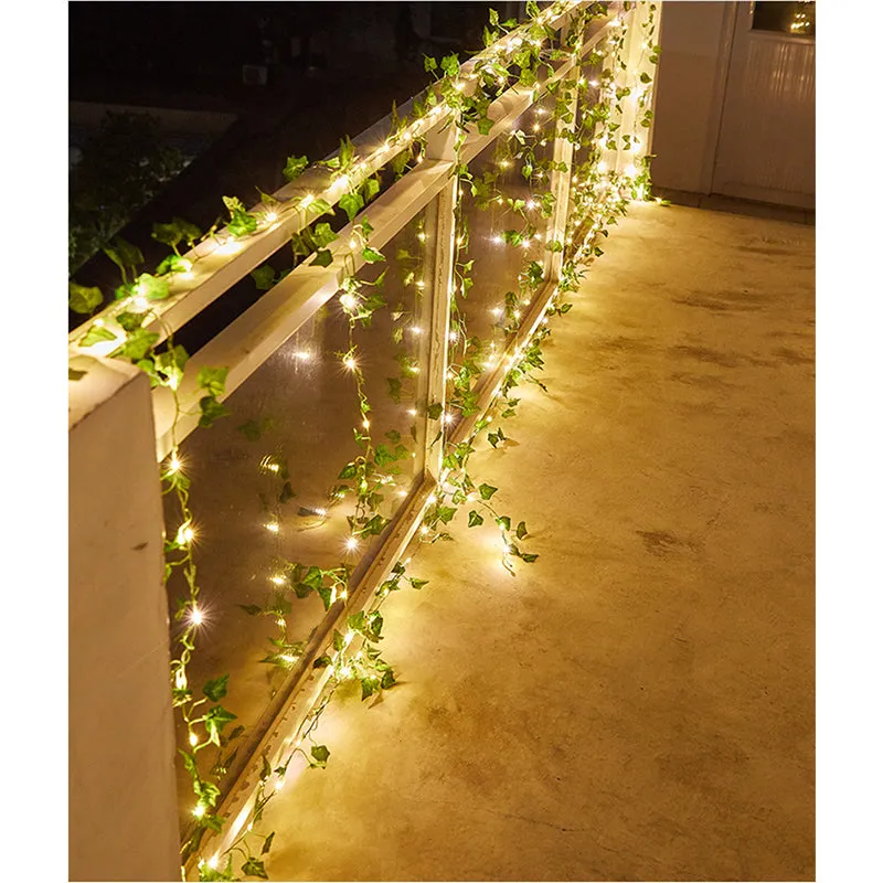 Outdoor Solar Artificial Simulation Ivy Garden Decoration Light