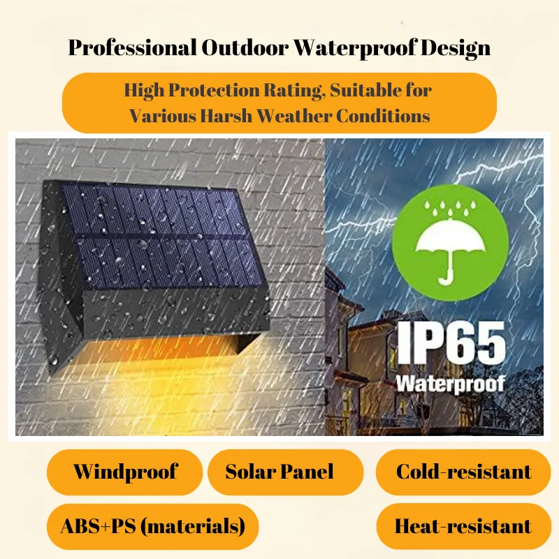 Outdoor Solar Wall Light – Waterproof LED for Corridors & Garden