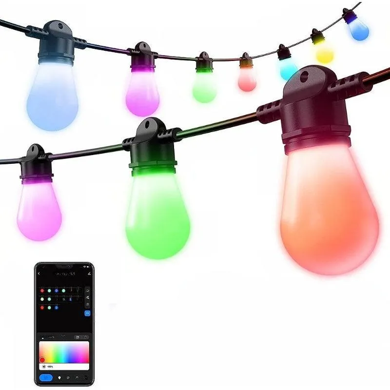 Outdoor String Lights – Smart Waterproof LED Patio Lights