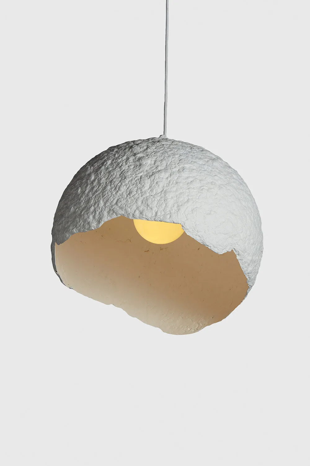 Paper Lamp Globe Blanco