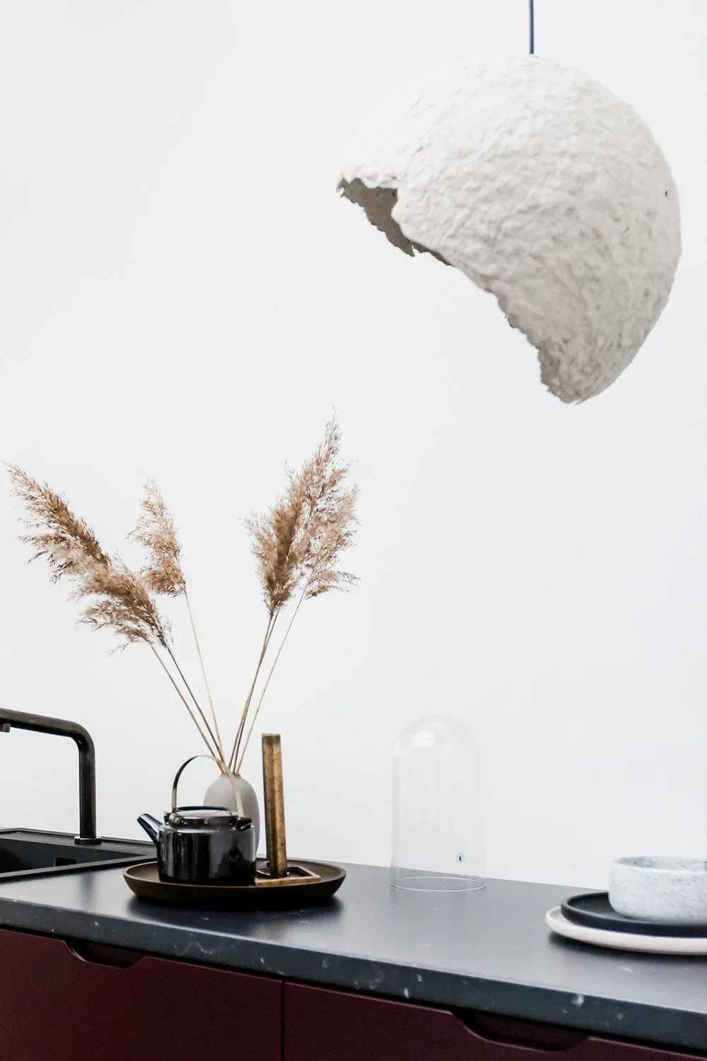 Paper Lamp Globe Rustic