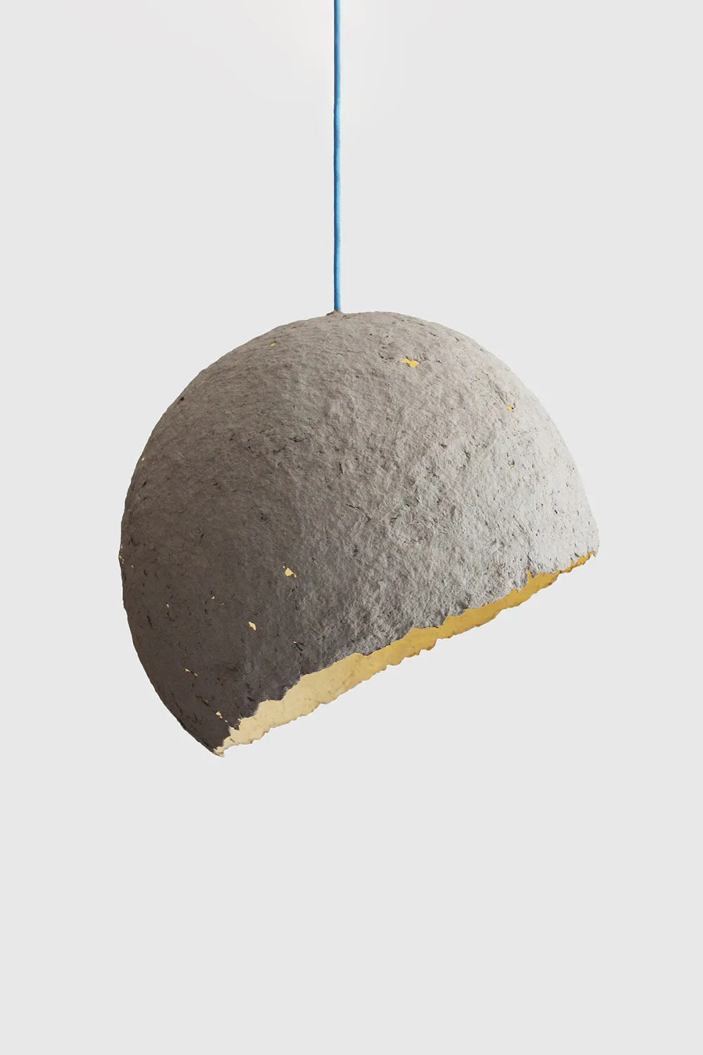 Paper mache Globe lamp