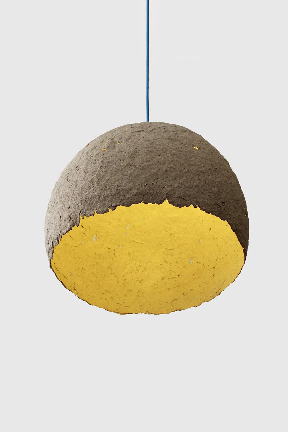 Paper mache Globe lamp