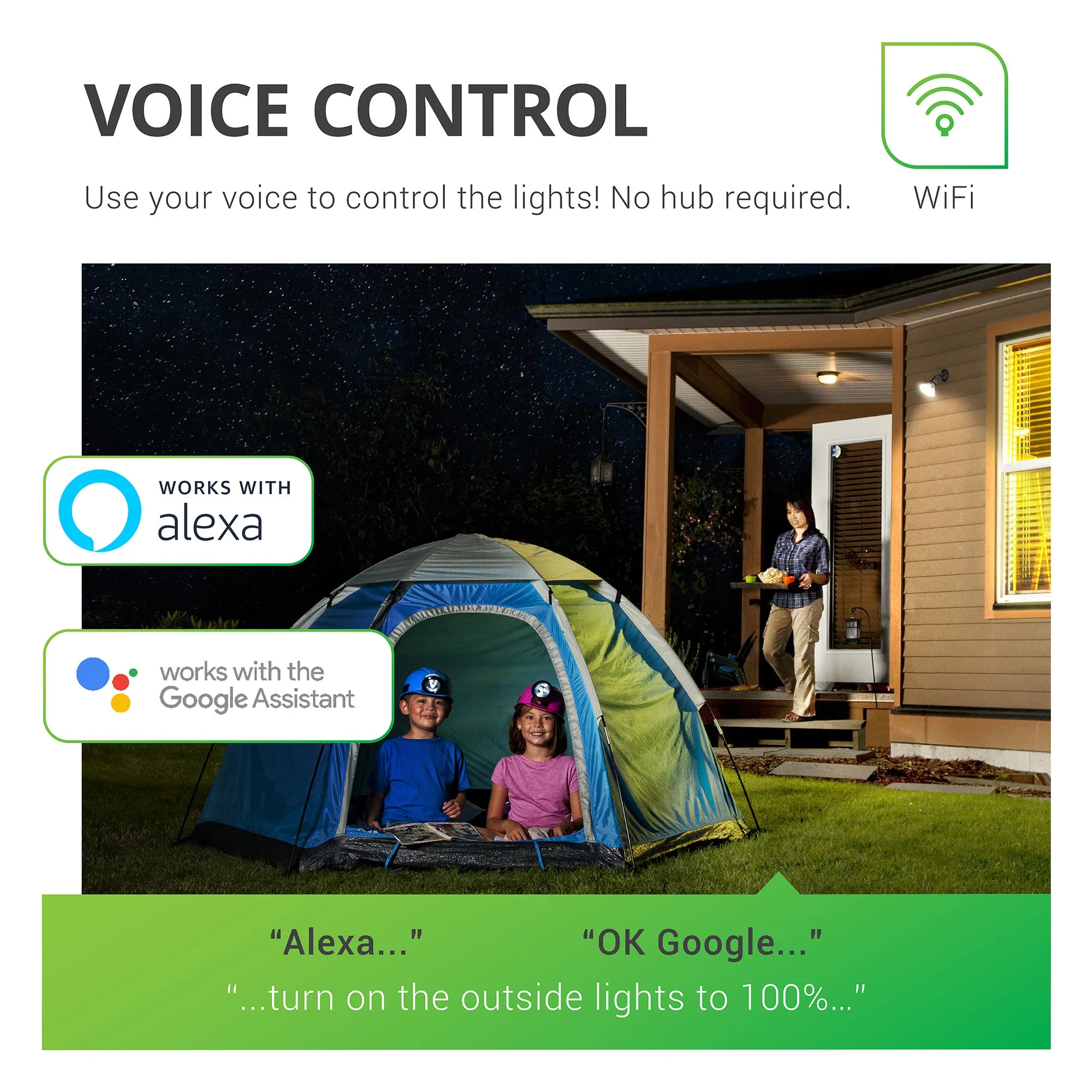 PAR38 LED Smart Bulb, WiFi, 1050 Lumens