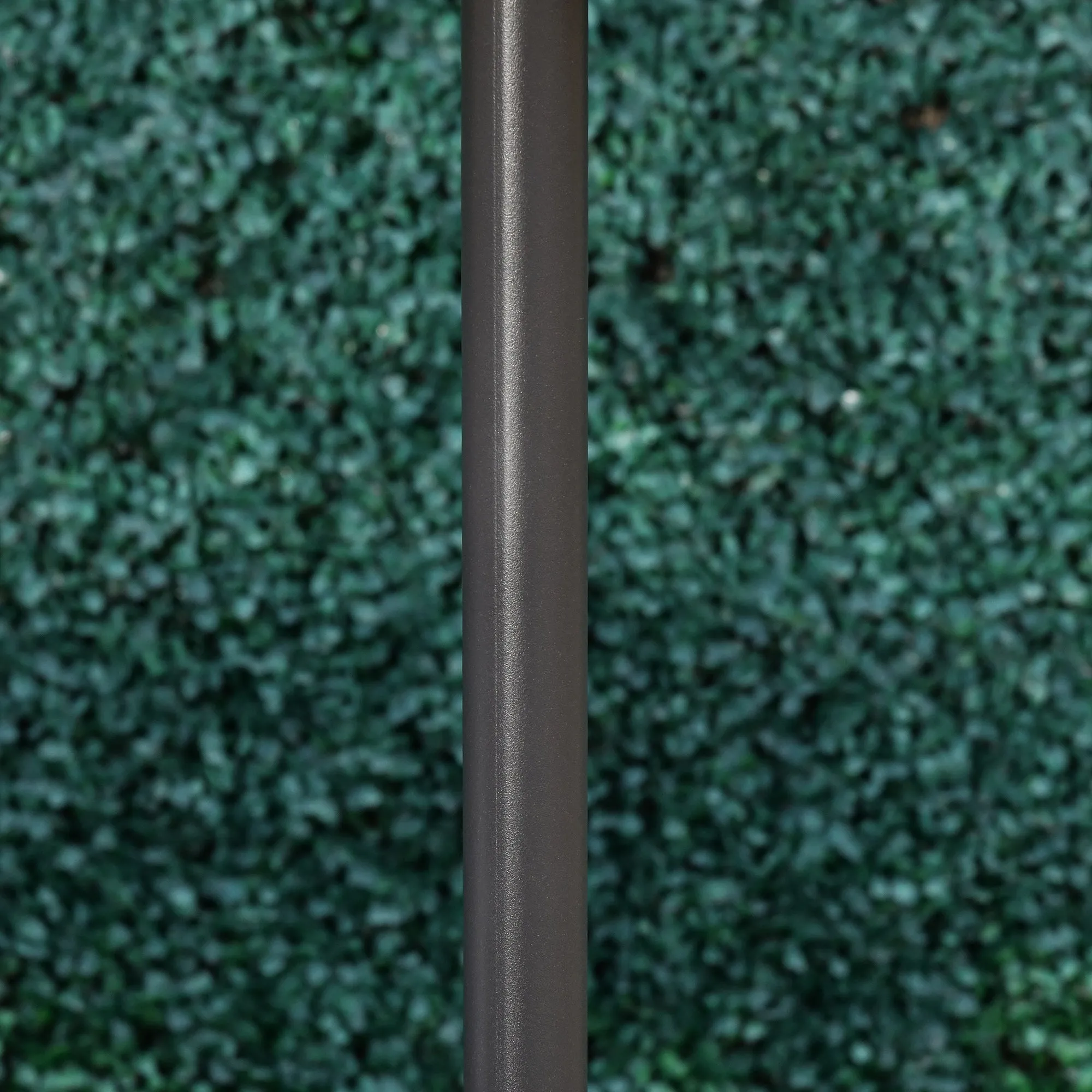 Patio Umbrella With Lights Adjustable Tilt - Grey