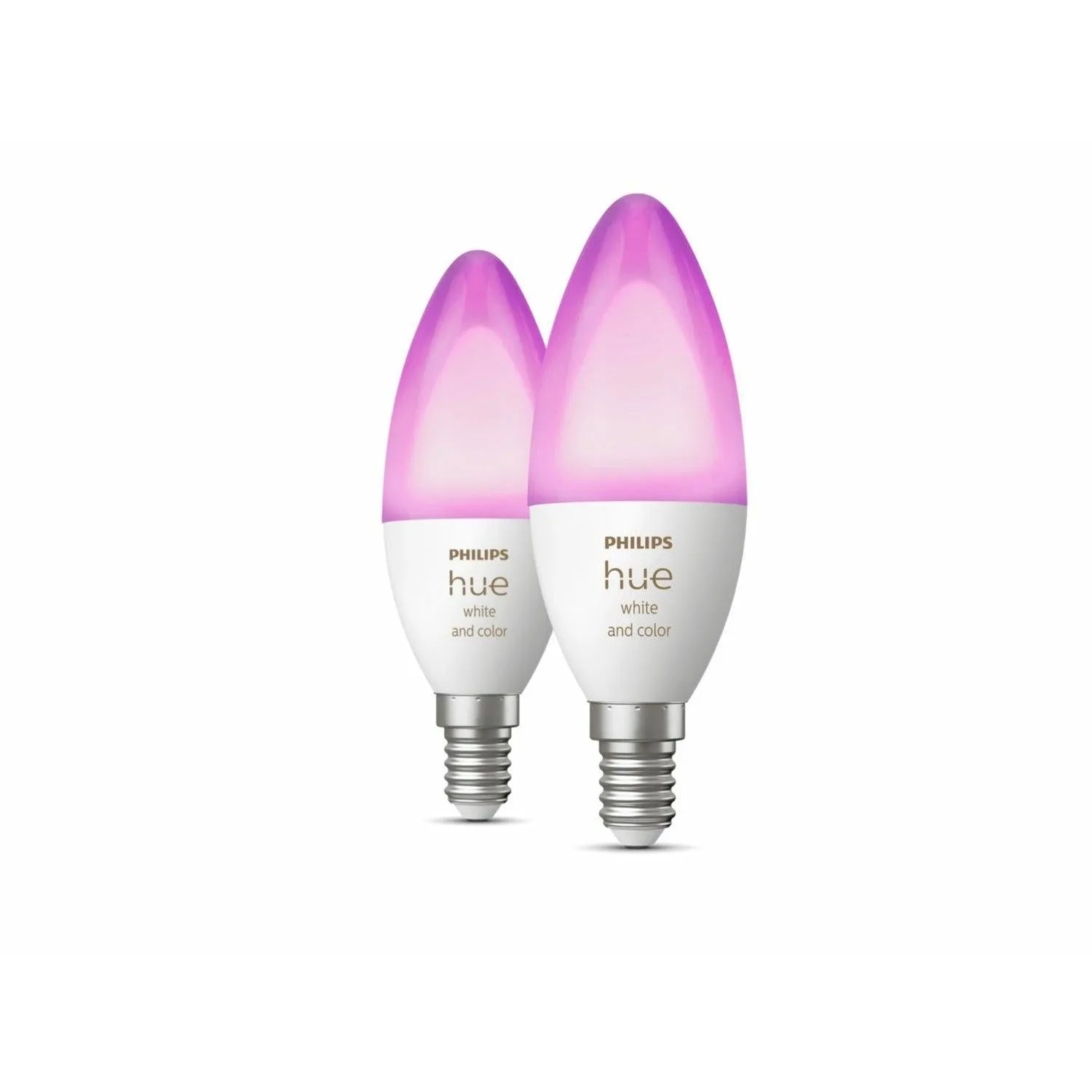 Philips Hue White and Color E14 Smart LED Bulb - Dual Pack| 929002294205