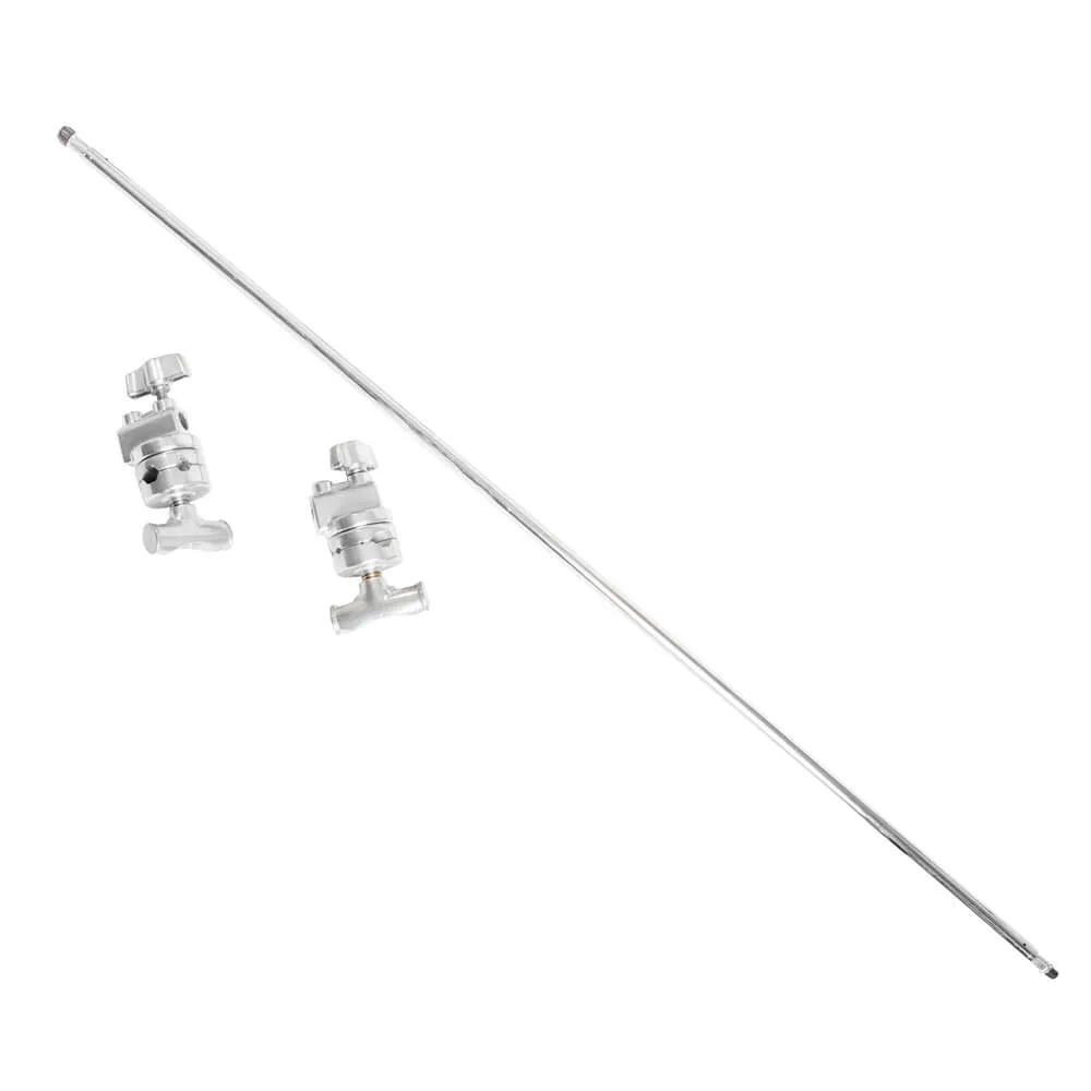 Photography 2x 2.5" Grip Boom Arm Crossbar For C-Stand