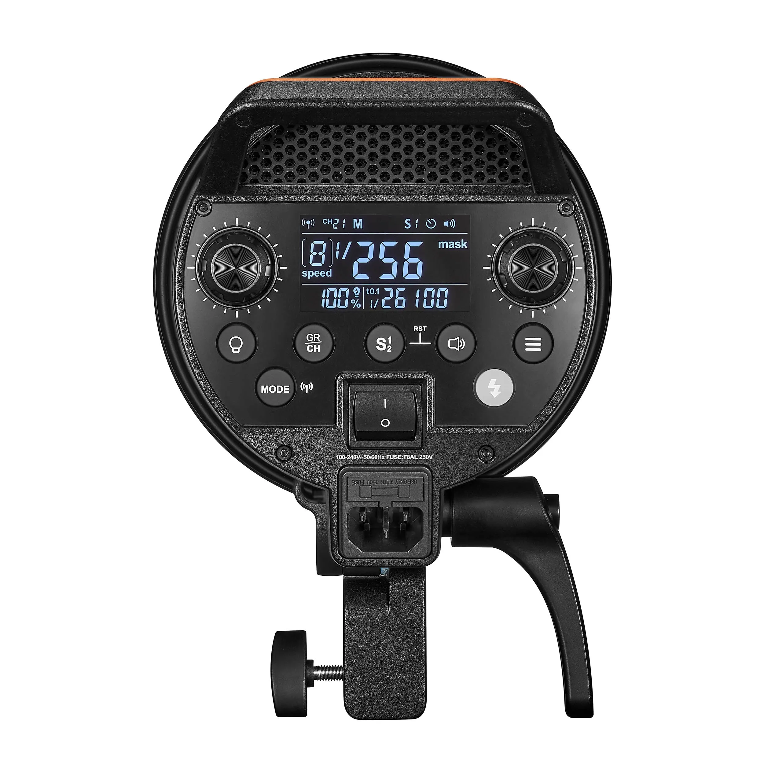 QT600 III 600W High-Speed Studio Flash Head with LED Modelling Lamp