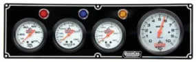 QuickCar 3-1 Gauge Panel w/ 3-3/8" Tach - OP/WT/OT