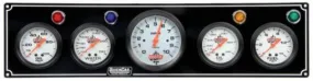 QuickCar 4-1 Gauge Panel w/ 3-3/8" Tach - OP/WT/OT/FP