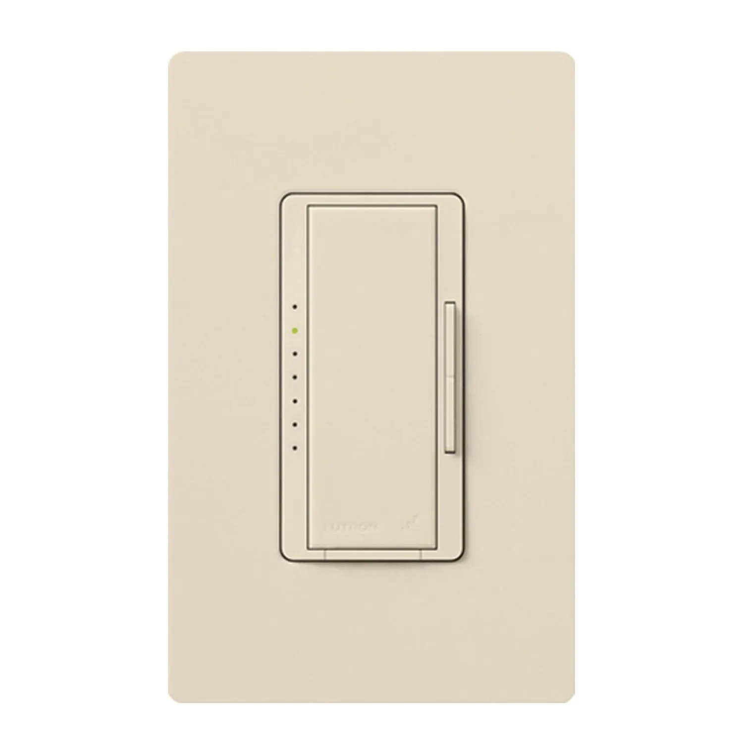 RadioRA 2 Maestro Smart Dimmer Switch, 1000W MLV, Single Pole/Multi-Location, Neutral Required, Light Almond